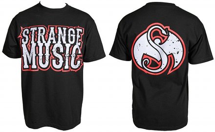 Strange Music - Black Redline T-Shirt