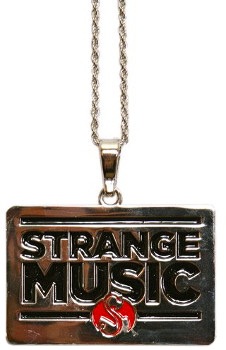 Strange Music Chrome Rectangle Pendant