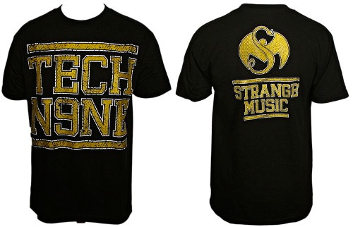 Tech N9ne Black Gold Print T-Shirt
