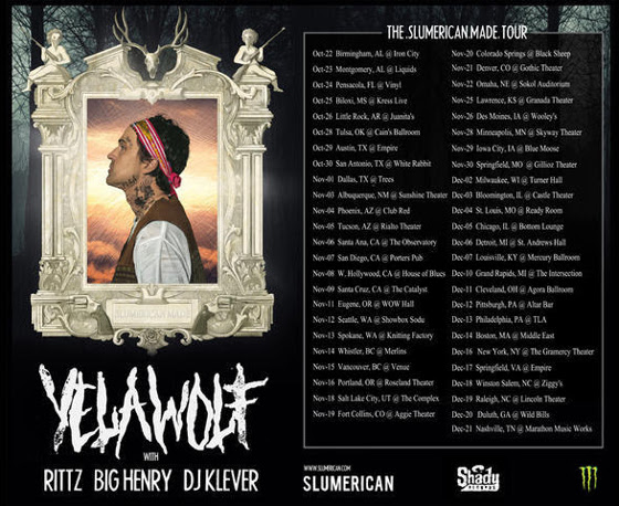 Yelawolf Rittz Slumerican Made Tour