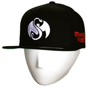 Strange Music - Black Logo Snapback Hat