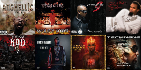 Tech N9ne Album Covers