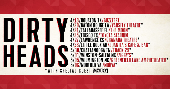 Dirty Heads ¡MAYDAY! Tour