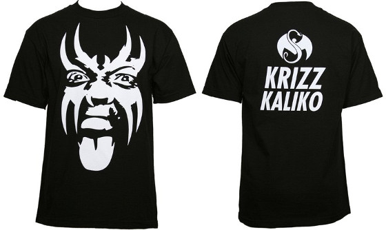 Krizz Kaliko - Black Spider Face T-Shirt