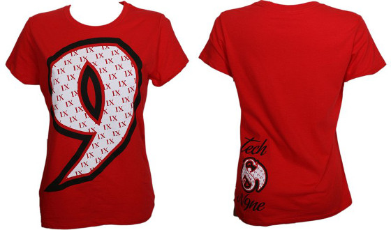 Tech N9ne - Red IX Ladies T-Shirt