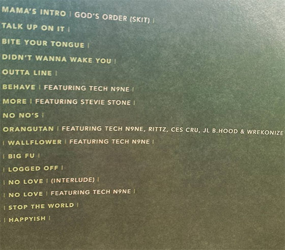 GO tracklist reveal