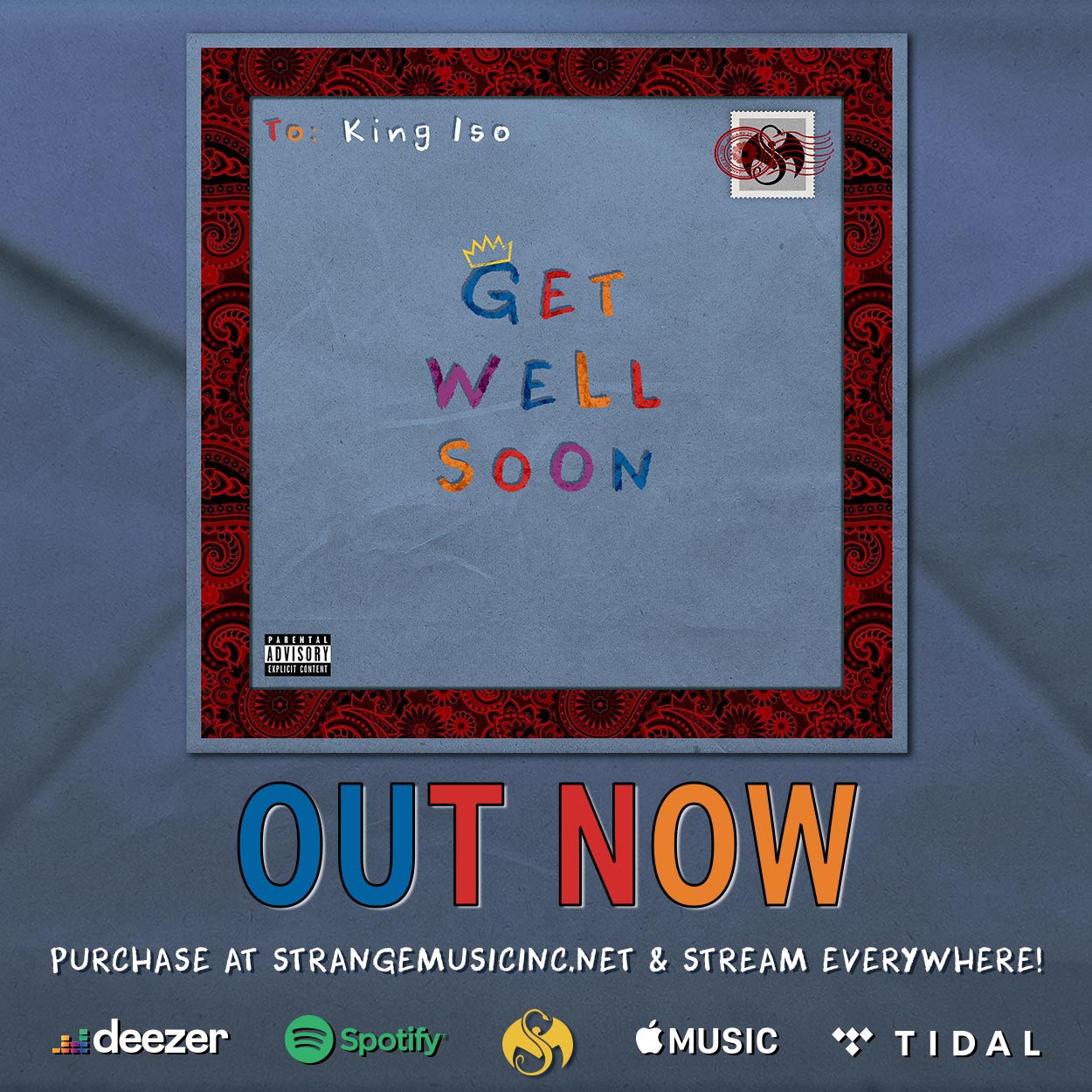 King Iso “Get Well Soon” Album Out Now!