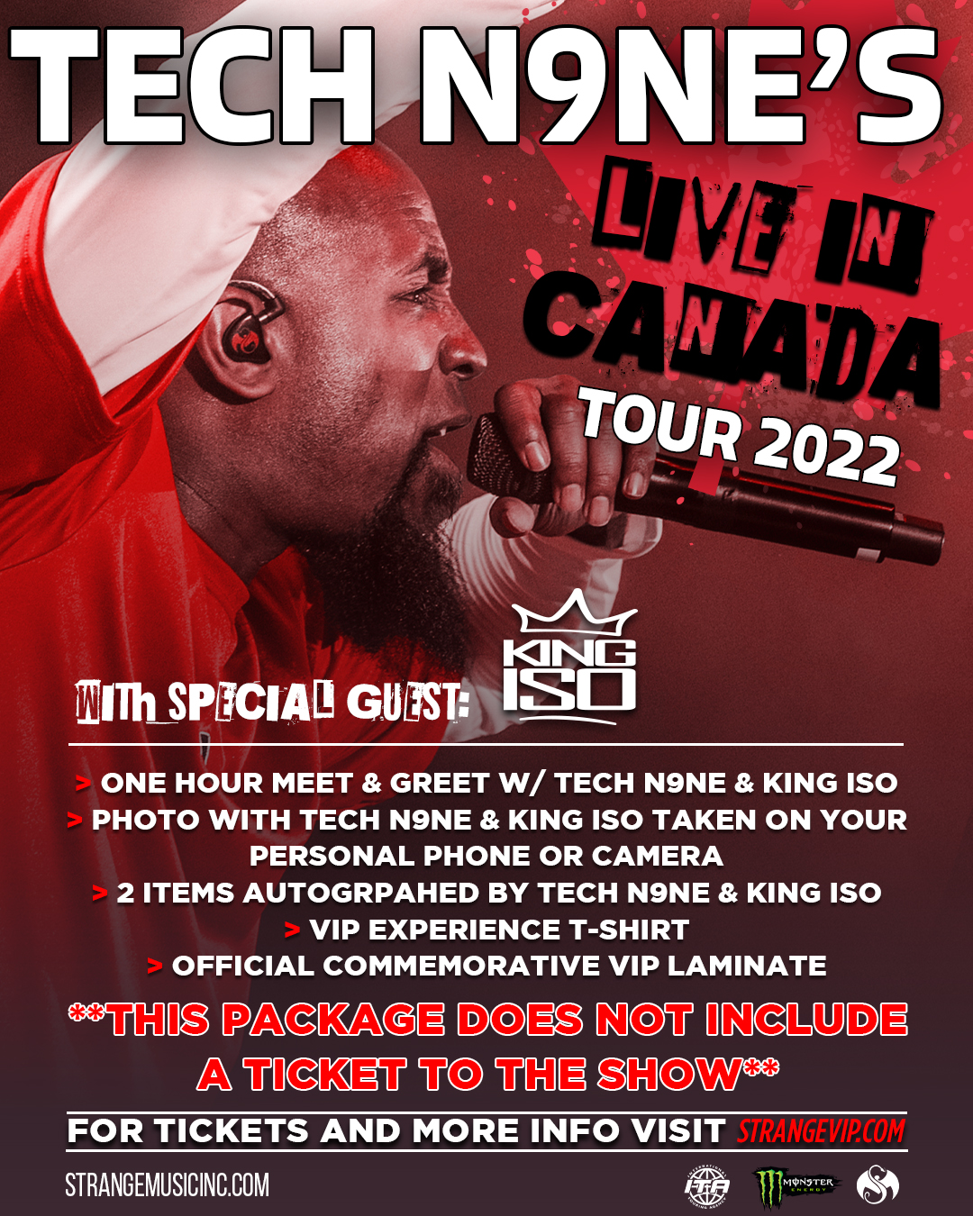 Tech N9ne’s Live In Canada Tour 2022 Cities And Dates Just Announced!!!