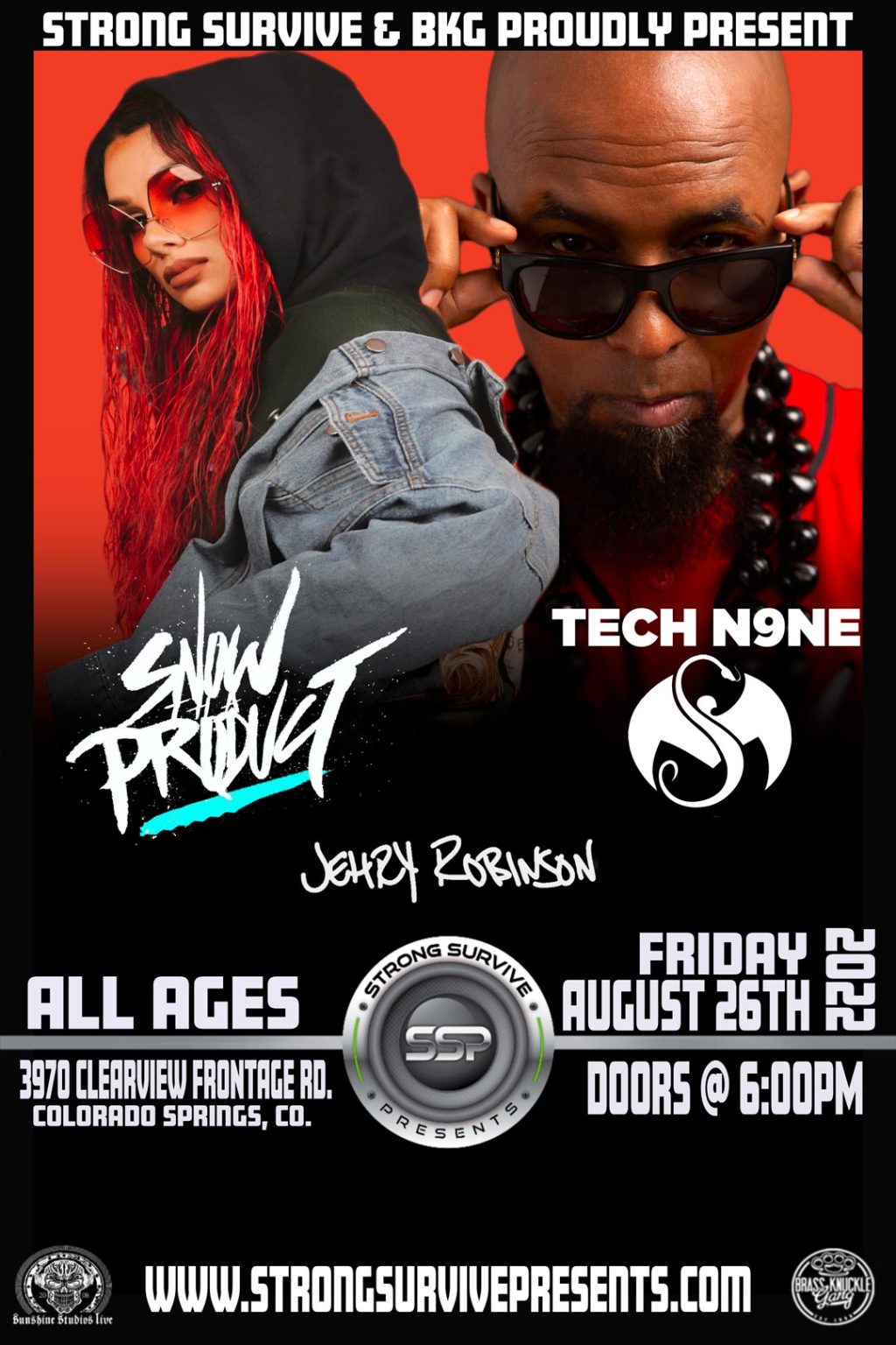 Tech N9ne’s Live In Colorado Springs, Colorado With Snow Tha Product